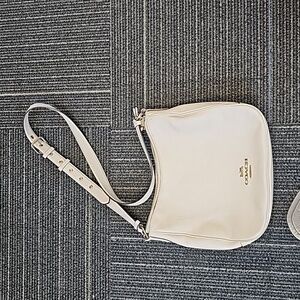 Coach cream purse